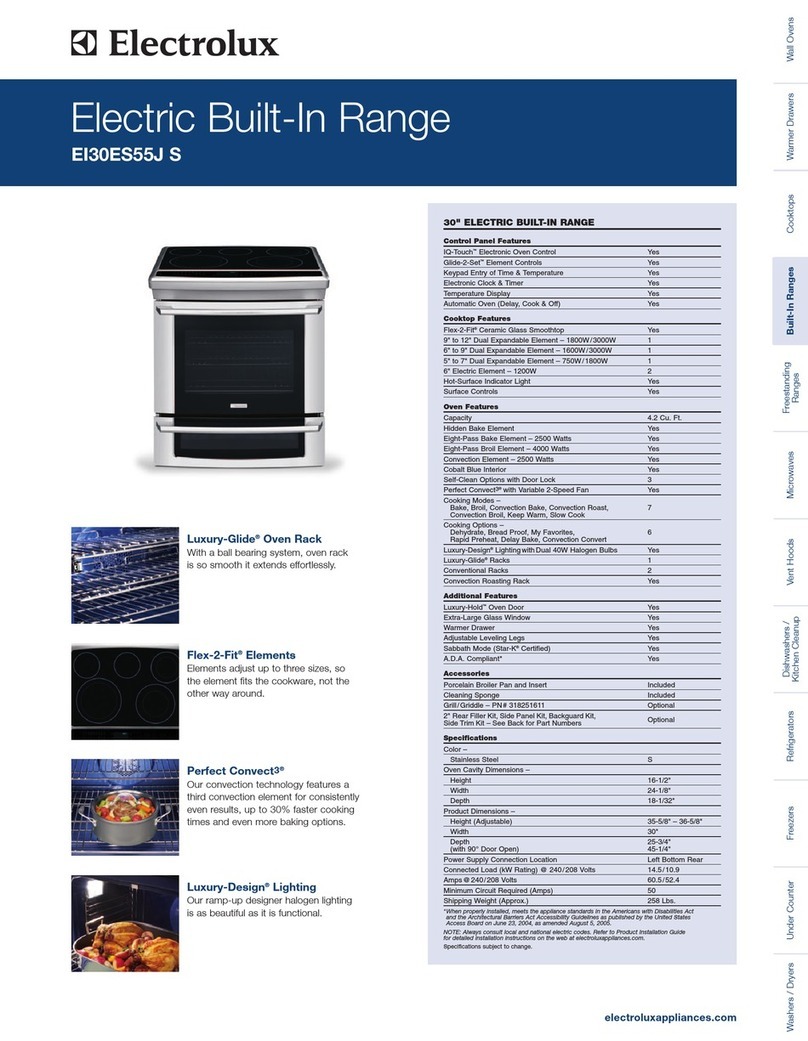 Electrolux EI30ES55JS Instructions d'installation