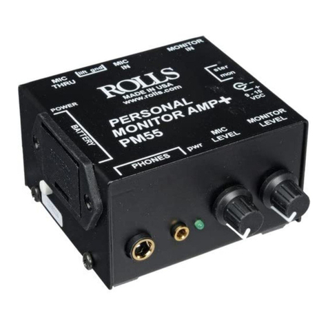 Rolls PM55 Manuel utilisateur