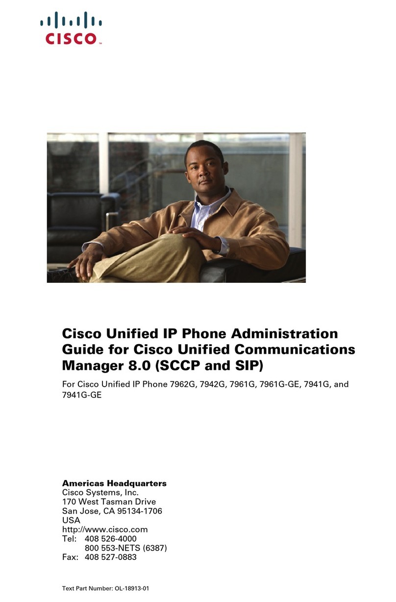 Cisco CP-7961G Mode d’emploi