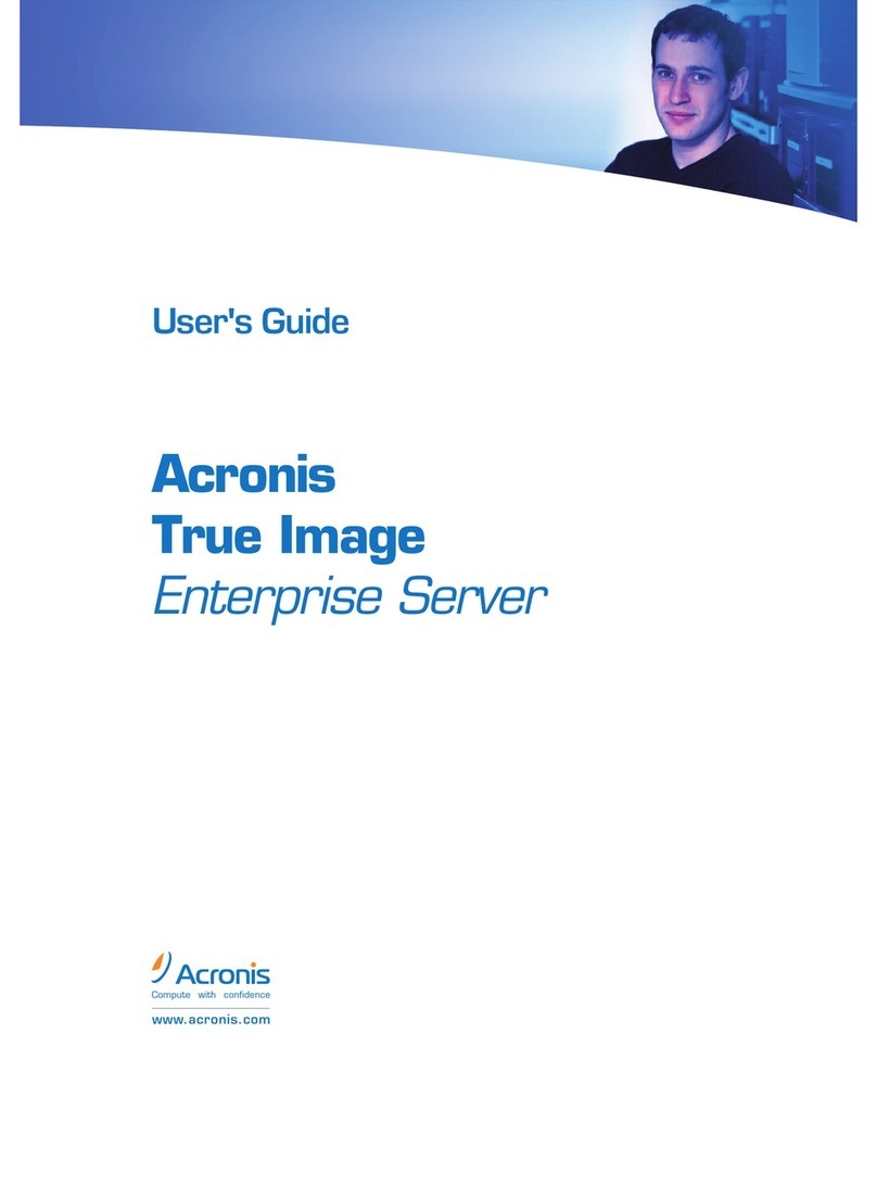 ACRONIS TRUE IMAGE 8.0 Manuel utilisateur