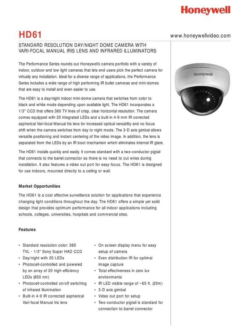 Honeywell HD61 Series Manuel utilisateur