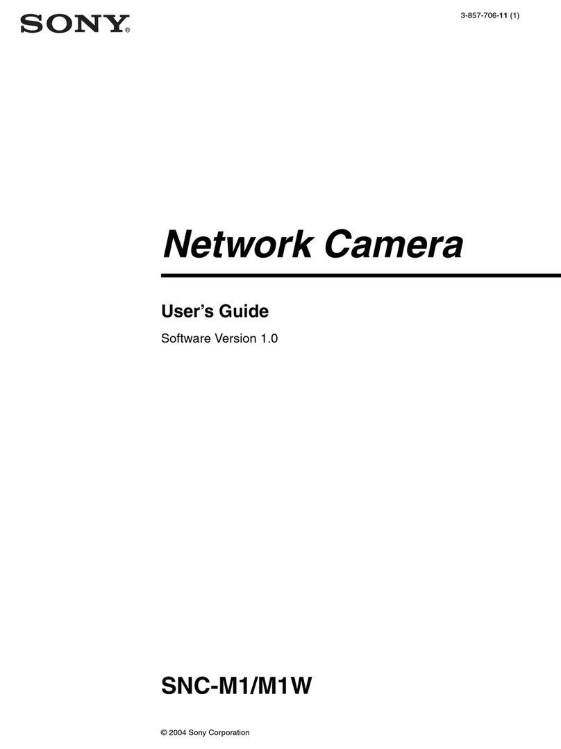 Sony SNC-M1W Manuel utilisateur