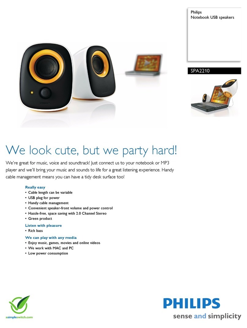 Philips SPA2210 Manuel utilisateur