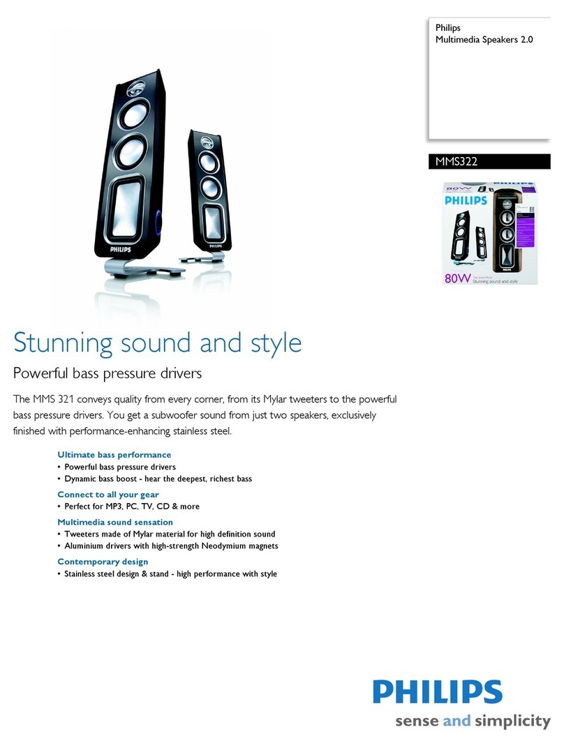 Philips MMS322 Manuel utilisateur Philips MMS322 Manuel utilisateur
