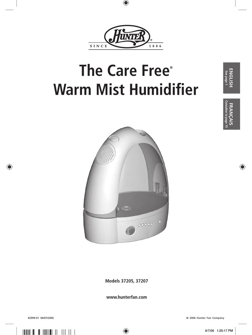 Hunter 37205 Manuel utilisateur