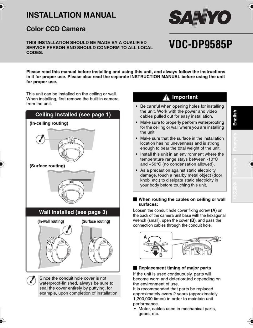 Sanyo VDC-DP9584S Manuel utilisateur
