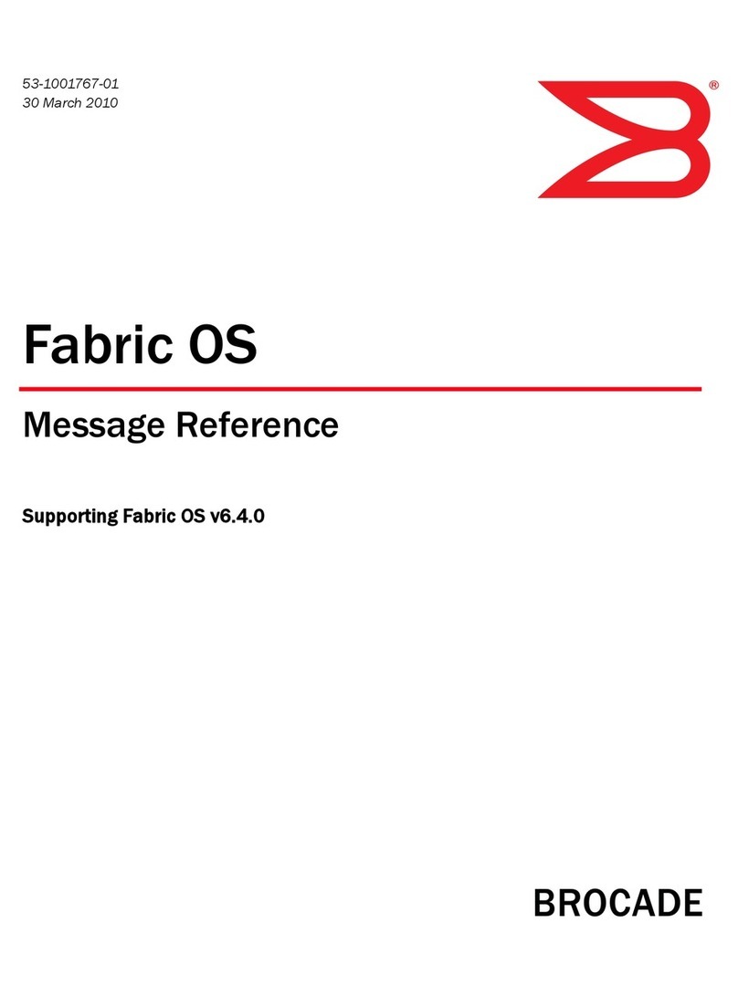 Brocade Communications Systems 8 Manuel de service Brocade Communications Systems 8 Manuel de service