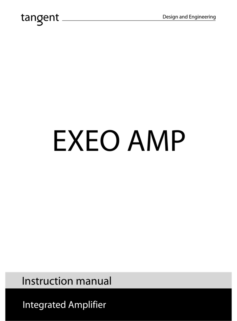Tangent EXEO AMP Manuel utilisateur Tangent EXEO AMP Manuel utilisateur