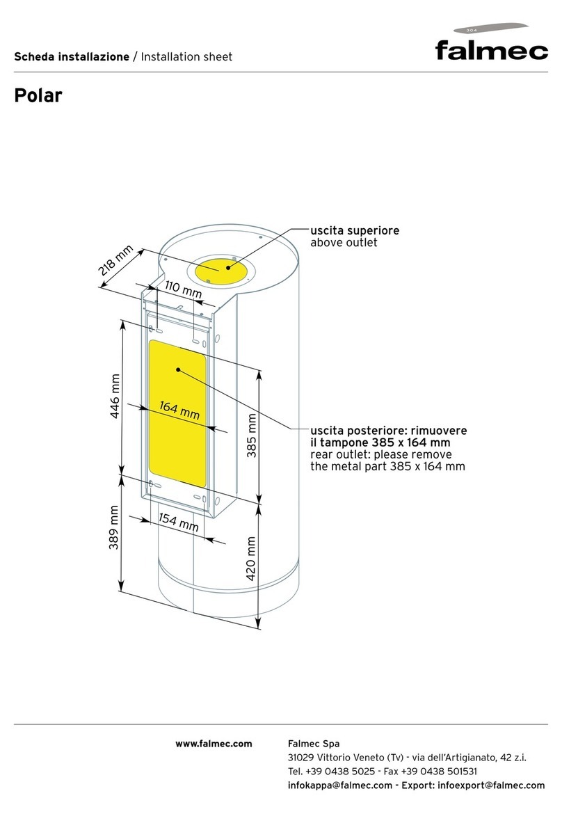 FALMEC POLAR Instructions de montage