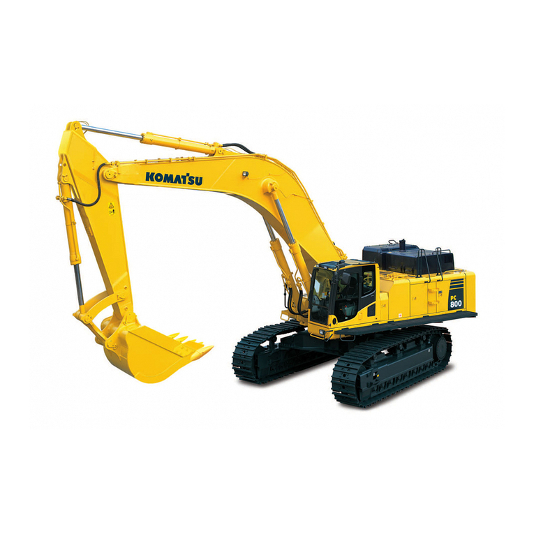 Komatsu PC800 BACKHOE Manuel utilisateur