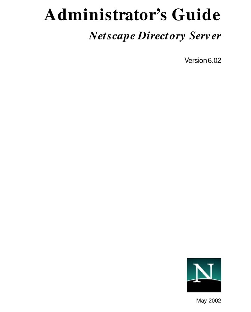 Netscape NETSCAPE DIRECTORY SERVER 6.02 -... Manuel de service
