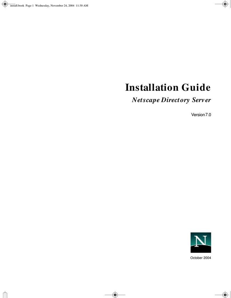 Netscape NETSCAPE DIRECTORY SERVER 7.0 Manuel utilisateur
