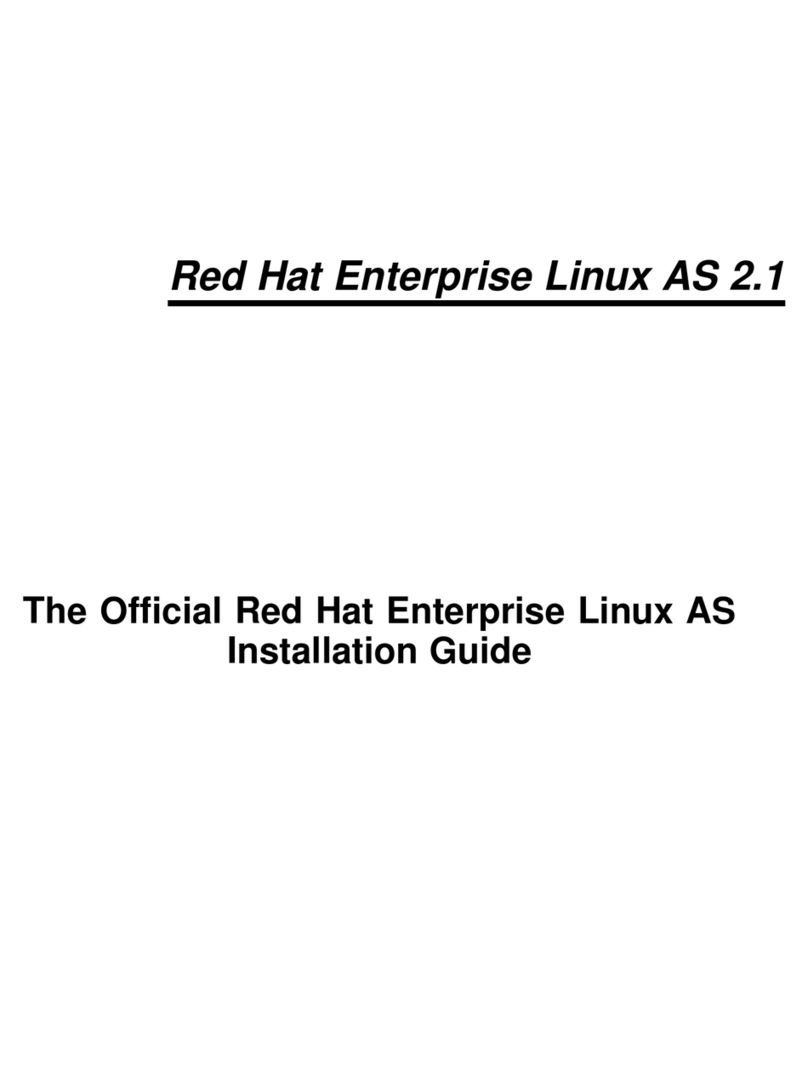 Red Hat ENTERPRISE LINUX AS 2.1 - Manuel utilisateur Red Hat ENTERPRISE LINUX AS 2.1 - Manuel utilisateur