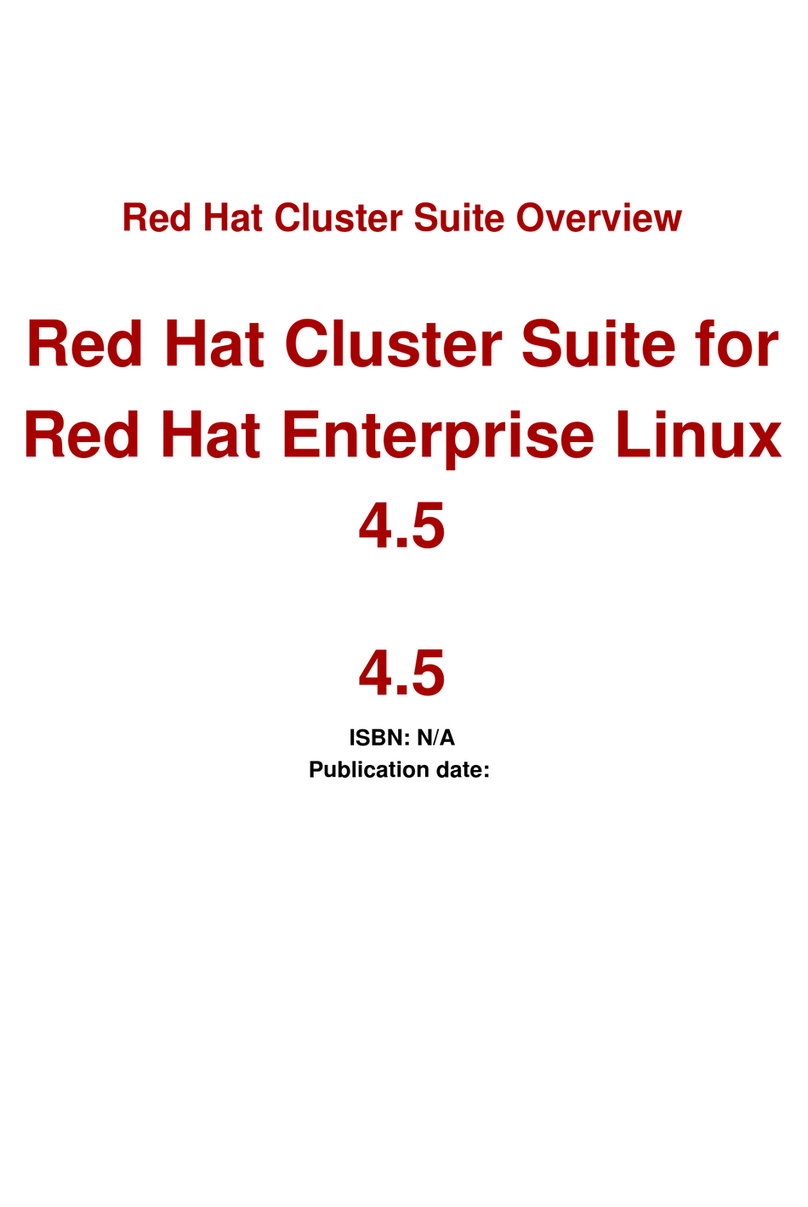 Red Hat CLUSTER SUITE FOR ENTERPRISE LINUX 4.5 Guide d'installation