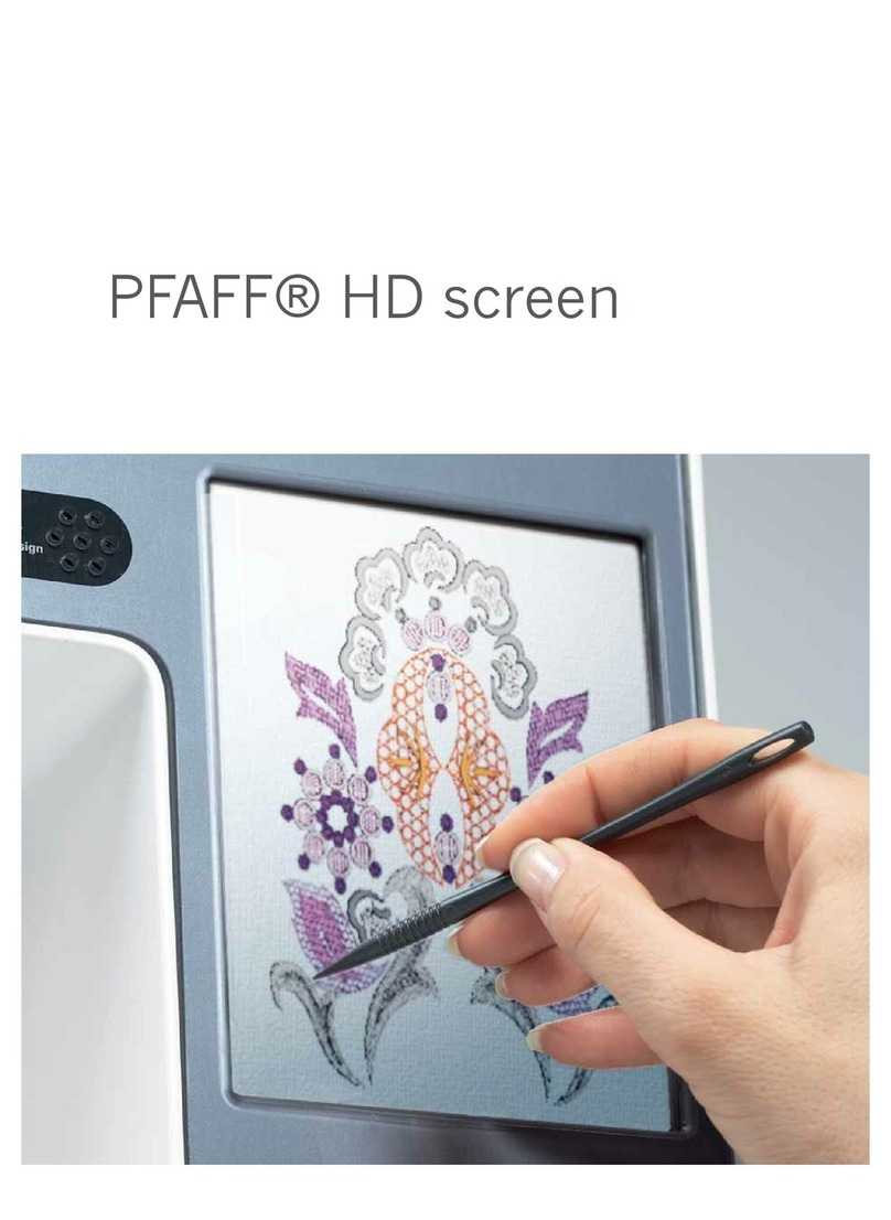 Pfaff HD SCREEN Manuel utilisateur