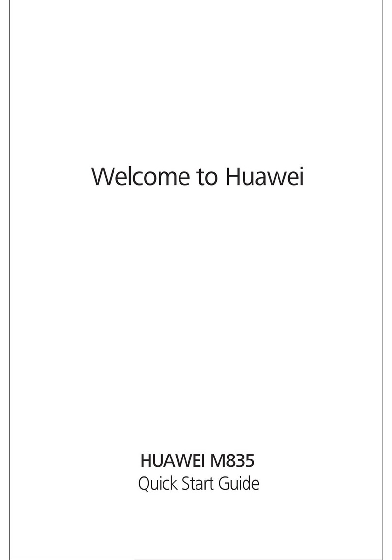 Huawei M835 Manuel utilisateur Huawei M835 Manuel utilisateur