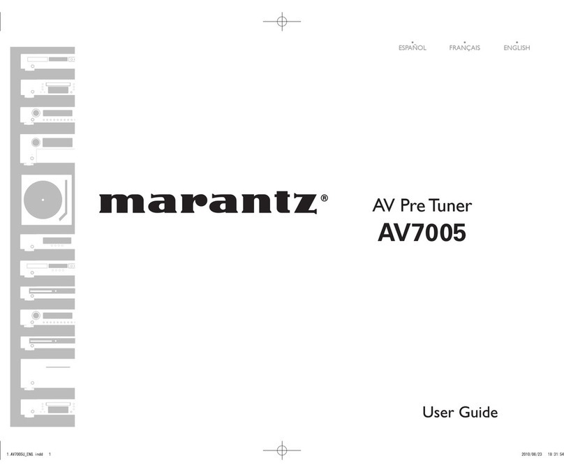 Marantz AV7005 Guide de démarrage rapide