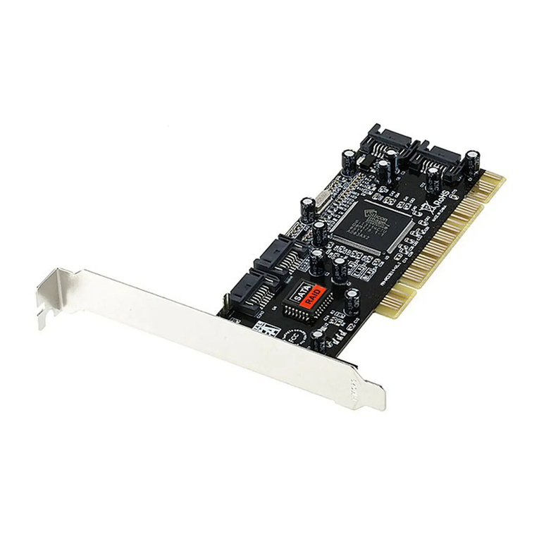 Silicon Image SATA RAID FOR SILICON IMAGE Manuel utilisateur