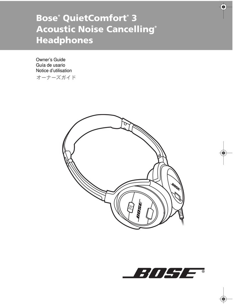Bose 40075 Manuel utilisateur Bose 40075 Manuel utilisateur