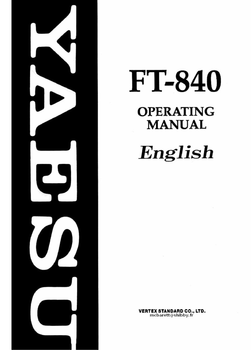 Yaesu FT-840 Manuel utilisateur