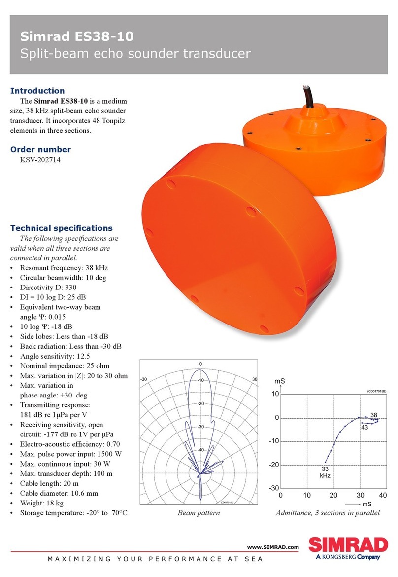 Simrad ES38-10 -  REV B Manuel utilisateur
