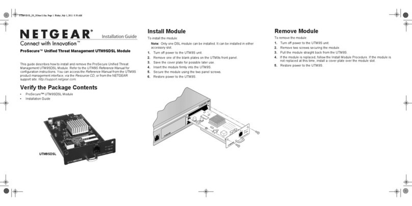 NETGEAR ProSafe UTM9S Manuel utilisateur