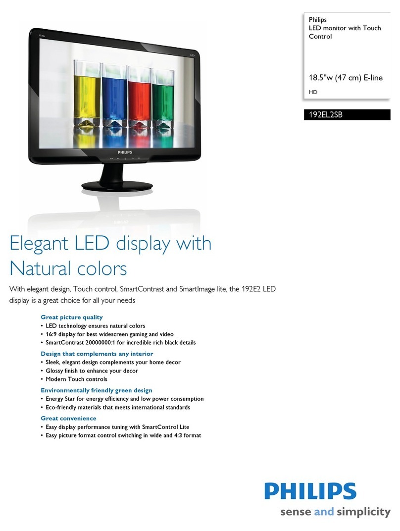 Philips 192EL2SB Manuel utilisateur