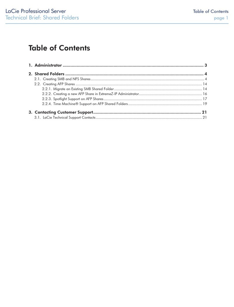 LaCie 12big Rack Fibre 8 Guide de référence