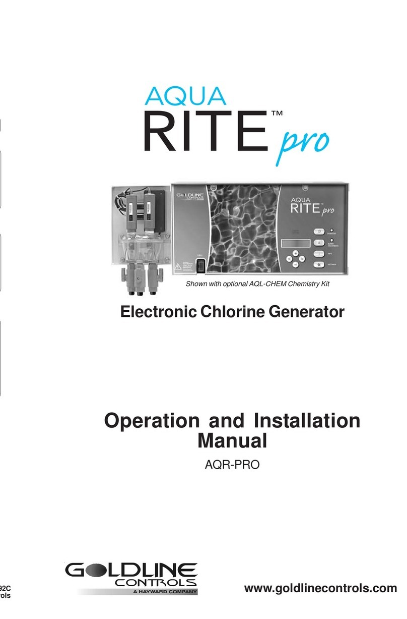 Goldine Controls Aqua Rite Fiche technique