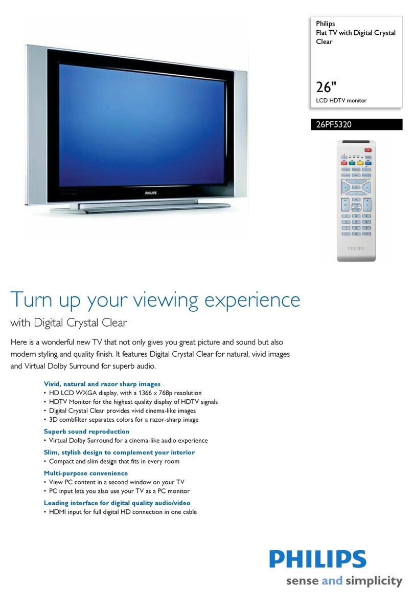 Philips 26PF5320 Manuel utilisateur