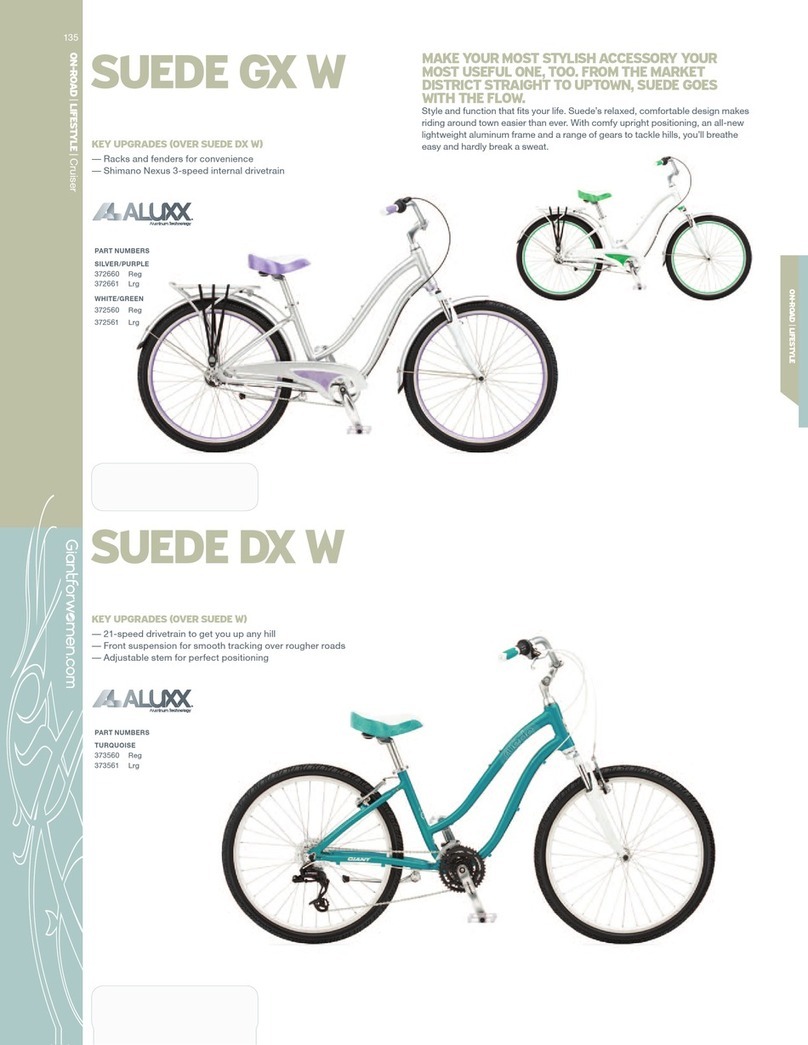 Giant SUEDE DX W Manuel utilisateur