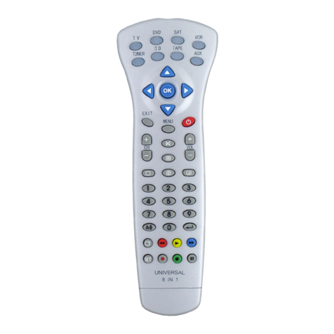 Universal Remote Control 8 IN 1 Manuel utilisateur
