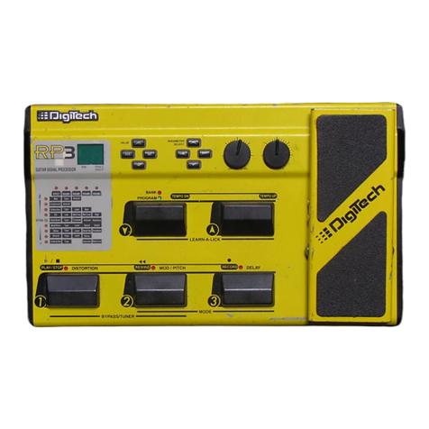 digi-tech RP 3 Manuel utilisateur