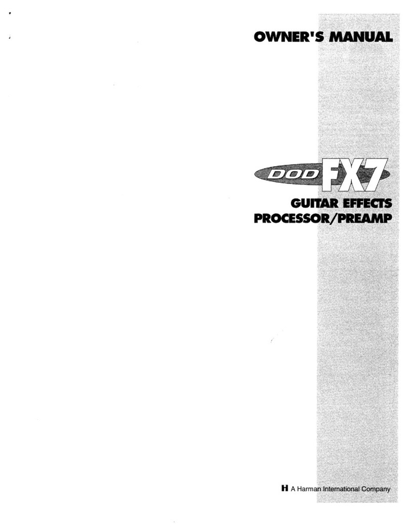 digi-tech FX7 Manuel utilisateur