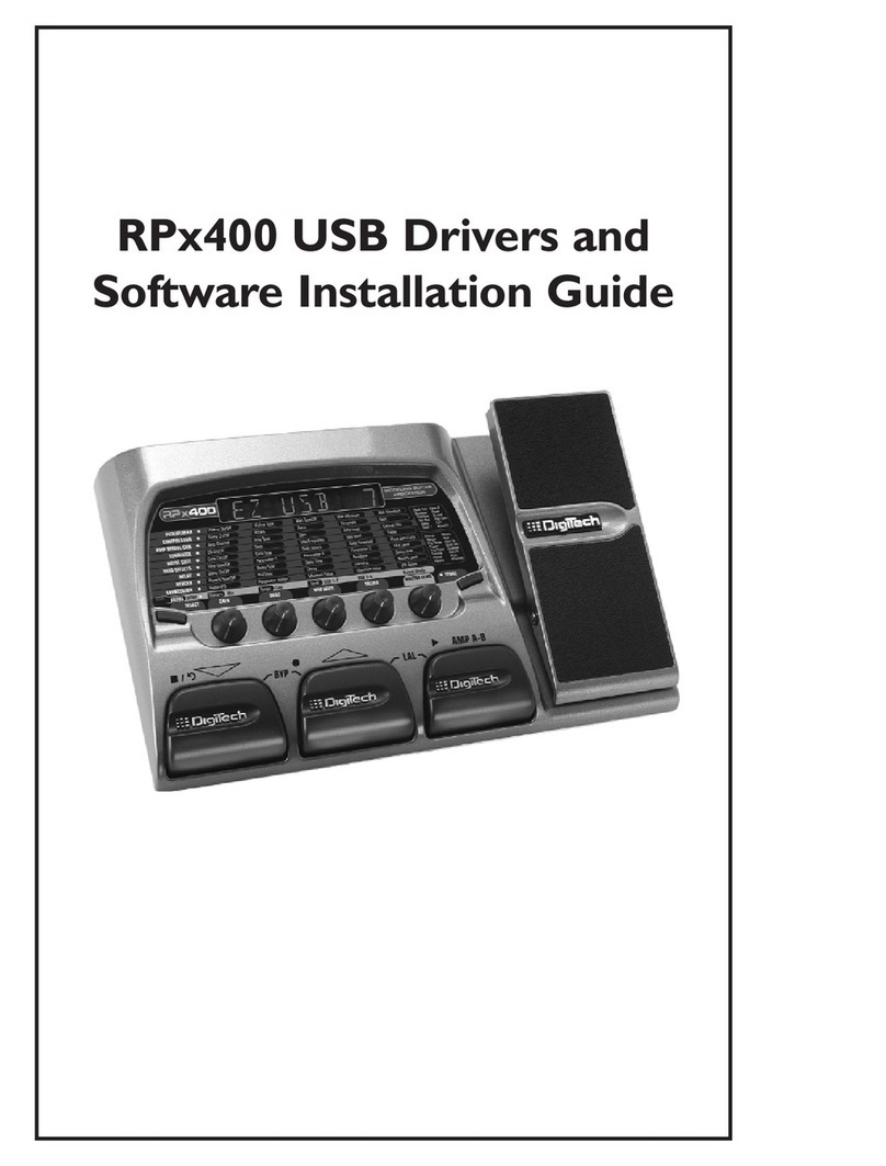 digi-tech RPX USB - Mise à jour du firmware