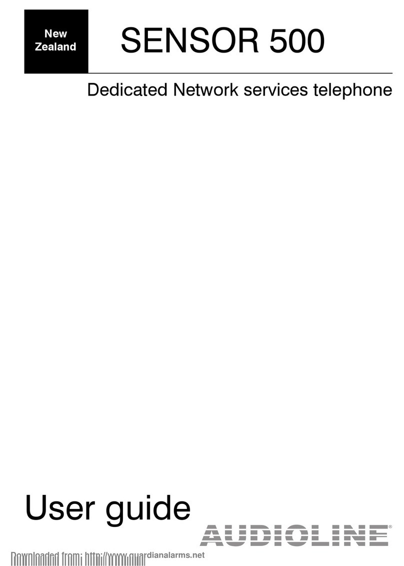 AUDIOLINE SENSOR 500 Manuel utilisateur