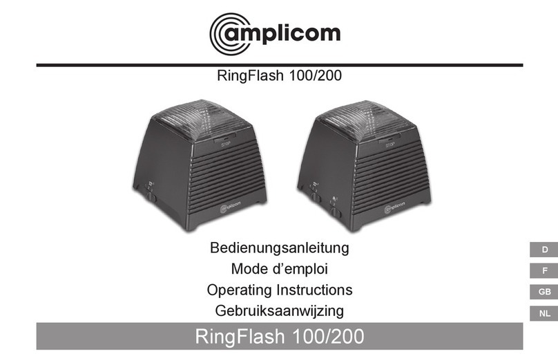 Amplicom RINGFLASH 100 - V1.1 Manuel utilisateur