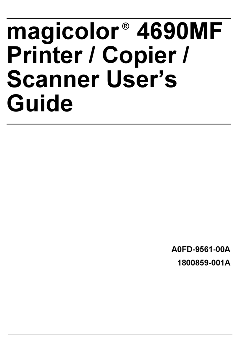 Konica Minolta A0FD011 Manuel utilisateur