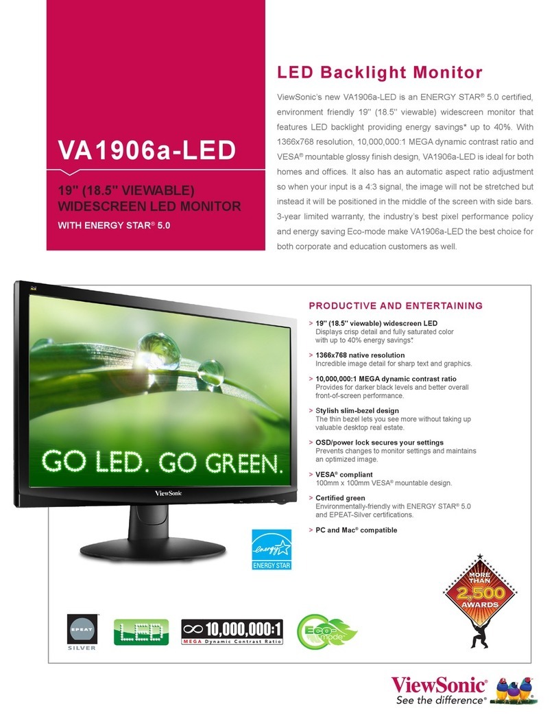 ViewSonic VA1906a-LED Manuel utilisateur