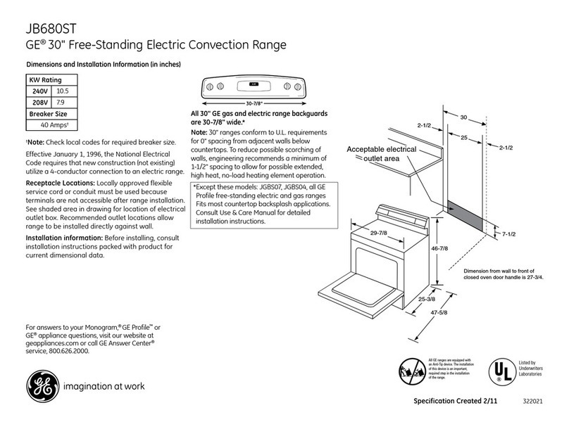 GE JB680STSS Manuel