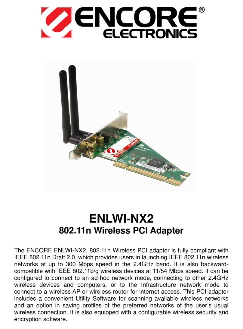 Encore N300 Series ENLWI-NX2 Manuel utilisateur