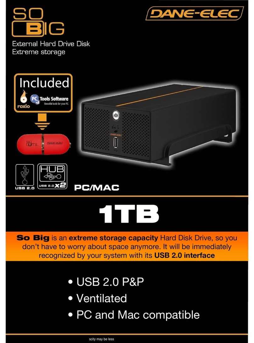 DANE-ELEC SO BIG Manuel utilisateur DANE-ELEC SO BIG Manuel utilisateur