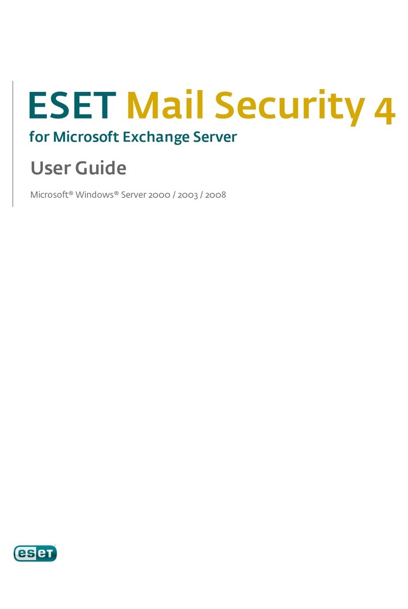 ESET MAIL SECURITY 4 Manuel utilisateur