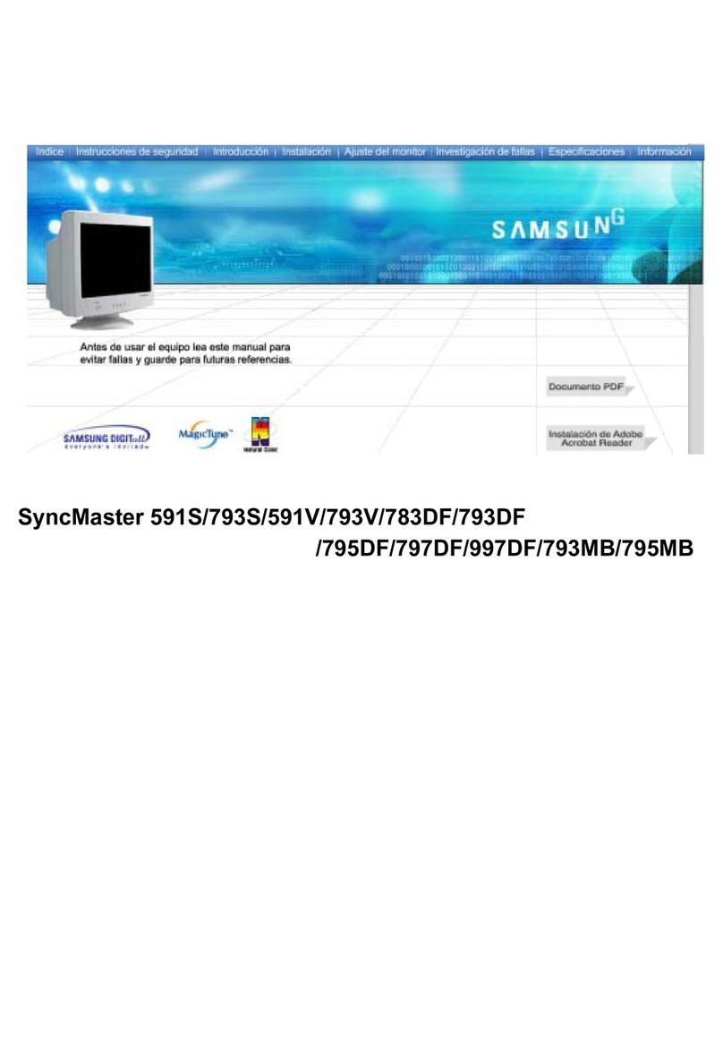 Samsung SyncMaster 591s Manuel utilisateur