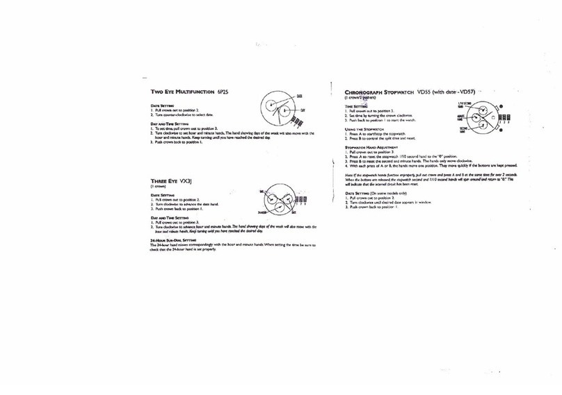 Fossil 6P25 Manuel utilisateur