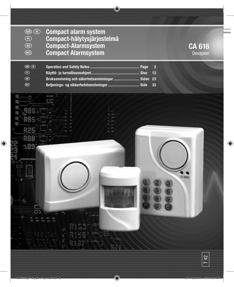 DEXAPLAN CA 616 - 8-2006 Manuel utilisateur