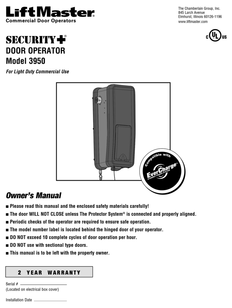 Chamberlain Security+ 3950 Manuel utilisateur