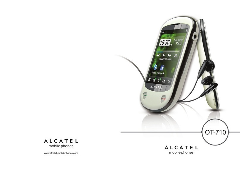 Alcatel OT-710A Manuel utilisateur
