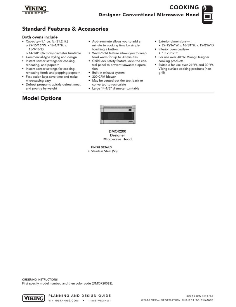 Viking Designer DMOR200SS Mode d’emploi