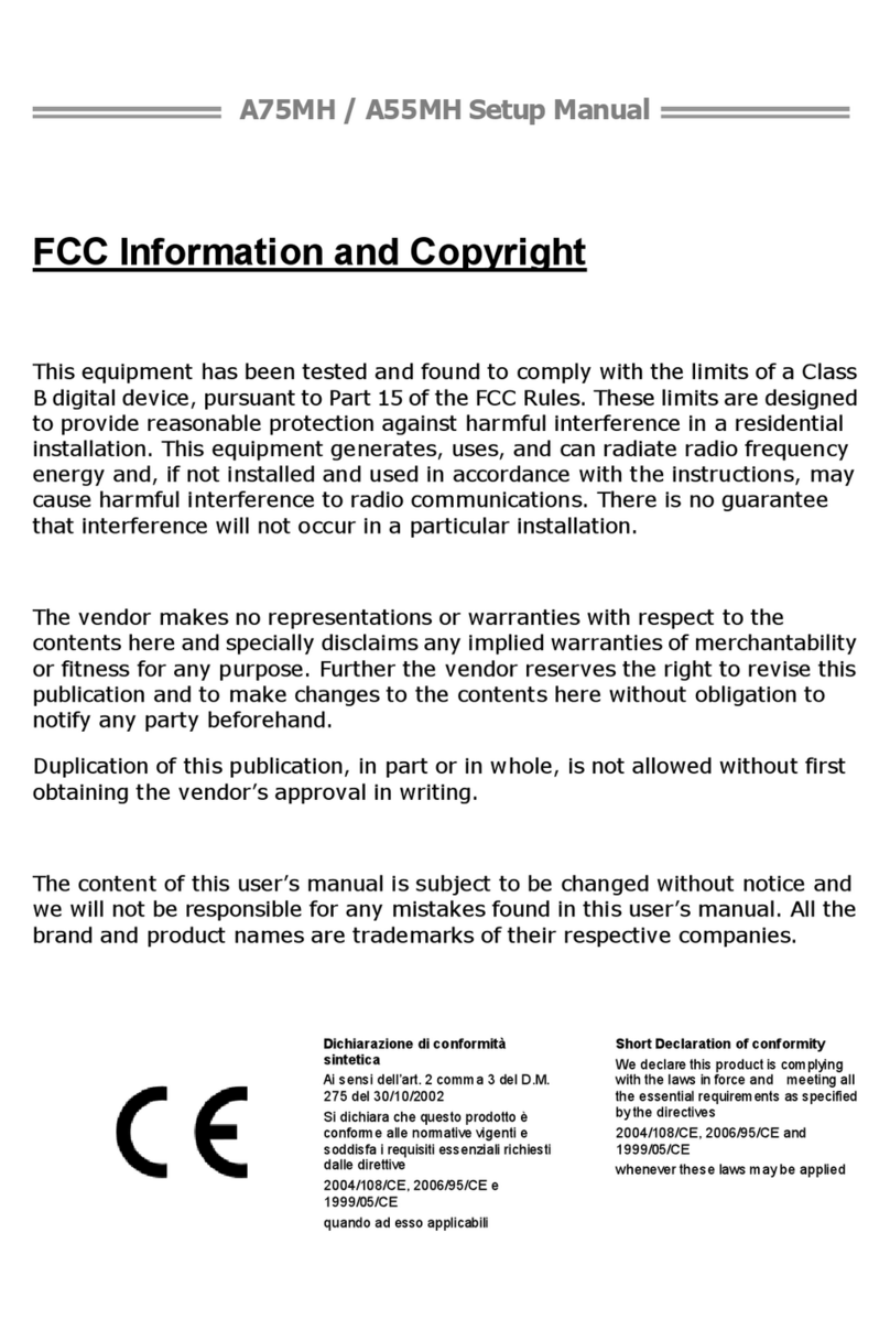 Biostar A75MH Guide de l'utilisateur